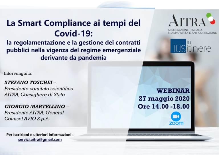 La Smart Compliance ai tempi del Covid-19